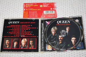 帯付ピクチャーCDベスト★クイーン グレイテスト・ヒッツ QUEEN GREATEST HITS★デジタル・リマスター/ボーナス1曲/フレディ・マーキュリー