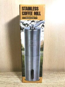 【未使用】STAINLESS COFFEE MILL ステンレスコーヒーミル シルバー