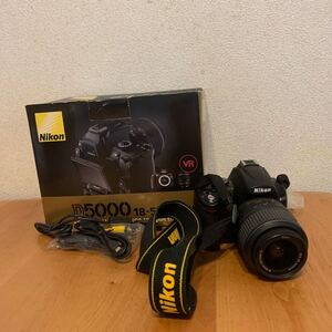 Nikon ニコン D5000 18-55 VR Kit AF-S DX NIKKOR 18-55mm f/3.5-5.6G VR デジタル一眼レフカメラ 箱あり