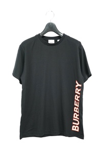 BURBERRY LONDON バーバリー ロンドン ラバー ロゴ Tシャツ ブラック XXSサイズ