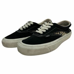 H220 VANS バンズ UA Acer NI SP 男女兼用 スニーカー 24.5cm ブラック ベージュ ブラック レオパード スエード調