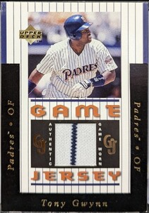 トニー・グウィン 1997 Upper Deck Game Jersey 