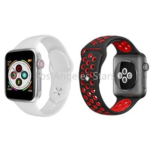 アップルウォッチ バンド apple watch band 2個セット 42mm 44mm series6 シリーズ6 ベルト 交換 送料無料 スポーツ シリコン 白 黒 赤