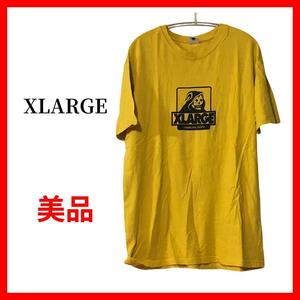 XLARGE　エクストララージ　Tシャツ　イエロー　Lサイズ　B832