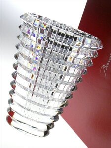 N138 Baccarat バカラ クリスタル アイ ラウンド 大型 ベース 花瓶 飾壷