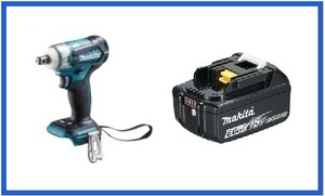 マキタ 18V 充電式軽量インパクトレンチ TW181DZ+BL1860B[6.0Ah] 【充電器・ケース別売】◇(本体+バッテリ)■マキタ純正/新品/未使用■