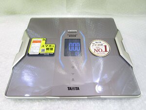◎美品 TANITA innerscan DUAL 体組成計 タニタ インナースキャン デュアル RD-915L 2021年製 体重計 体脂肪計 ゴールド 展示品 w6516