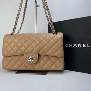 極美品◎定番人気　CHANEL シャネル マトラッセ ココマーク　斜め掛け　肩掛け　ショルダーバッグ レディース　1円スタート　ベージュ