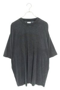 ヴェトモン VETEMENTS 24SS UE64TR410BB サイズ:XS ロイヤルロゴプリントTシャツ 中古 BS99