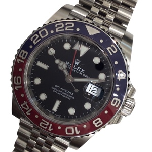 ロレックス ROLEX GMTマスター2 126710BLRO シルバー SS 腕時計 メンズ 中古