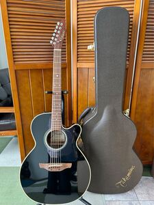 ◆1円スタート！200本限定◆ TAKAMINE タカミネ アコースティックギター フォークギター エレアコ 6連ペグ TDP500-6 BL 長渕剛 美品 2018年