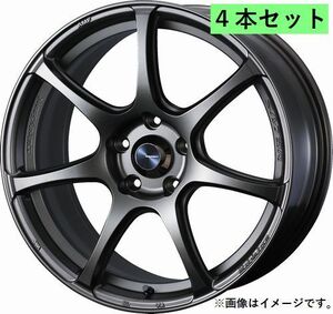 個人宅発送可能 ウェッズ スポーツ Weds Sport 18X8.5J +35 5穴 PCD114.3 EJ-BRO ホイール 4本セット SA75R エスエーナナゴーアール(74007)