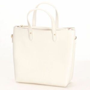 訳あり新品！ROOTOTEルートート　LT.スクエア.Light-tote 2wayバッグ　ハンドバッグ ショルダーバッグ ホワイト