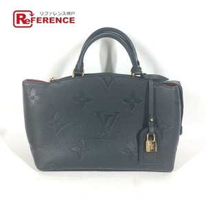 美品 LOUIS VUITTON ルイヴィトン M58916 プティ・パレ PM カバン トートバッグ モノグラムアンプラント ハンドバッグ ノワール 【中古】