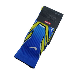 SUPREME × Nike Spark Crew Sock ソックス 靴下 アクセサリー イエロー ブルー サイズ ユニセックス28~29.5cｍ