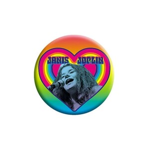 Janis Joplin 缶バッジ ジャニス・ジョプリン Heart