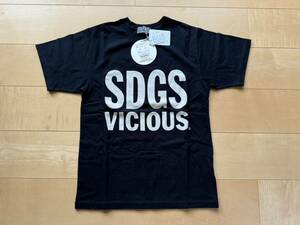 新品！ヒステリックグラマーSDGS VICIOUS TシャツS黒★デニム