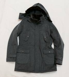 ☆新品☆48サイズ M〜L【 ISAIA イザイア 】暖かさ抜群！アクアカシミア100% フード脱着式 システムブルゾン 3030