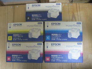 ♪♪ EPSON LPC3T18K S/LPC3T18C S/LPC3T18Y S×2/LPC3T18Y S 純正新品未開封 4色5個セット ♪♪