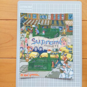 シュプリーム ステッカー レッド グルームス コラボ マンハッタン 22SS 送料無料!! 匿名配送 追跡可能 SUPREME Supreme supreme