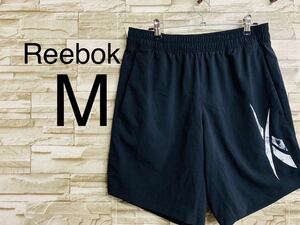 Reebok リーボック ショートパンツ M スポーツウェア トレーニング ハーフパンツ ブラック