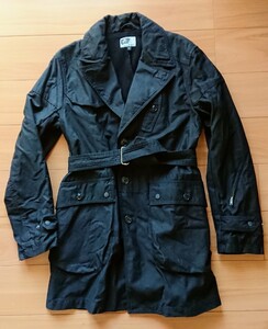 名作Engineered Garmentsストームコート M 黒ブラック 旧タグ 美品 USA製L程ミリタリー40FILSON軍BRITISH38ARMYNigel46Cabourn48