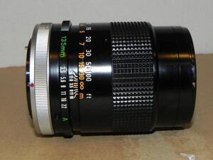 Canon FD 135mm /f3.5 S.C. レンス゛(中古品)