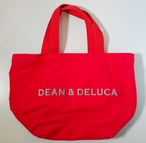 1円から売り切りスタート・・ DEAN＆DELUCA ディーン＆デルーカ トートバッグ ミニトート レッド j a201h0106 