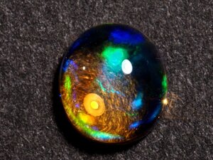 未使用デッドストック 天然メキシコオパール ルース　0.872 ct、ケース入り