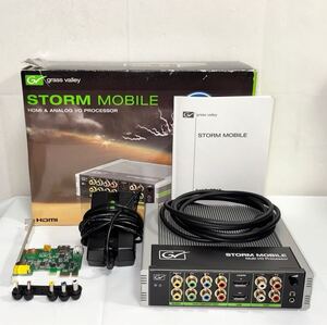 Grass Valley STORM MOBILE 2011年生産 プロセッサー 外付タイプ EDIUS 6 未使用 プロ用 編集 映像周辺機器 デスクトップ専用