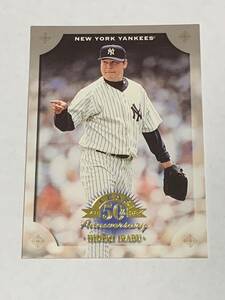 伊良部秀輝 HIDEKI IRABU 1998 LEAF #58 ロッテ 阪神 YANKEES