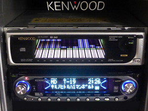 KENWOOD f-MD07＋RD-360★レンズクリーニング済み！★MDLP・CD-R・AUX ★スペアナ・レトロ！