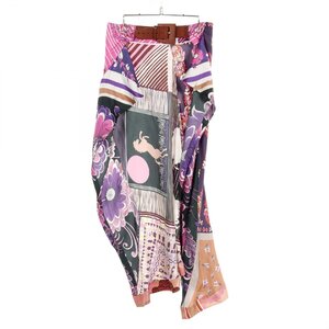 クロエ Caravan print twill sarong ブランドオフ Chloe シルク スカート 中古 レディース