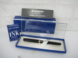 8146T PLATINUM プラチナ 万年筆 美巧 PTL-5000A ブラック (ペン先 14K M) カートリッジインク付き