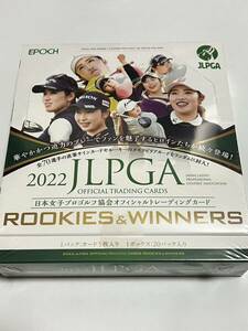 EPOCH 2022 JLPGA OFFICIAL TRADING CARDS ROOKIES & WINNERS 1BOX エポック オフィシャルカード ボックス