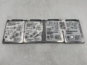 4台セット　HGST 2.5インチ 7mm 500GB HDD 5400rpm Z5K500-500 動作確認済, 健康状態正常,フォーマット済