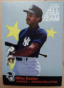 ★来日外国人 イースラー 日本ハム ファイターズ MIKE EASLER FLEER 1987 メジャーリーグ MLB 大リーグ NEW YORK YANKEES ヤンキース