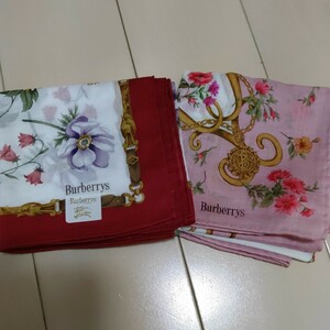 バーバリー BURBERRY ハンカチ 花柄