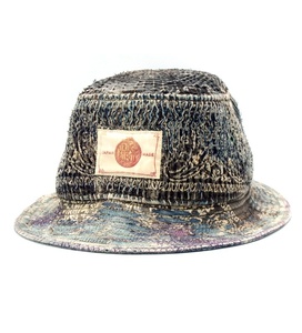 プロレタリアート PROLETA RE ART 【 BORO HAT 】 ロゴ ワッペン 再構築 バケット ハット　n6782