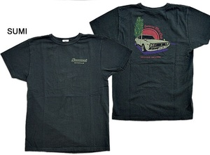 サムライ自動車倶楽部リペンコットン吊編半袖Tシャツ◆サムライジーンズ スミクロMサイズ SMT21-103 SAMURAI JEANS 日本製