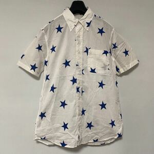 美品 名作 soph net 星 柄 ボタンダウン シャツ S ソフ ネット スター star SHIRT