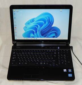 F396富士通★LIFEBOOK AH77/G i7-2670QM 1TB/SSHD 8GB BD Win11 Office◆動作品