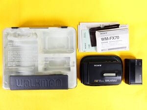 (GGG-4) SONY ソニー WALKMAN ウォークマン WM-FX70 ラジオ付きカセットプレーヤー 音響機器 ※ジャンク/ラジオ受信OK！ @送料600円 (12)