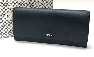 FURLA フルラ　ブルーグレー色系　長財布　18694942