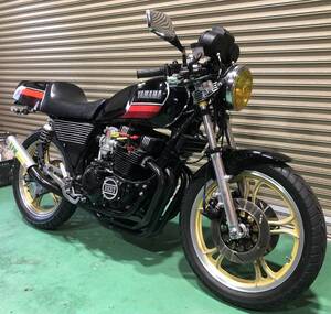 XJ400 Dカラー カフェレーサー レストア済み 国内物 書類付 エンジン実動 XJ400D XJ400 E