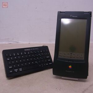 Apple Newton MessagePad 130 H0196 本体 + モバイルキーボード 2点セット 通電不可 ニュートン アップル ジャンク パーツ取りにどうぞ【10