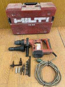 ★動作品★HILTI TE-24 TE24 電動工具 ヒルティ ロータリー ハンマードリル ケース付 大工道具 ドリル 電動ハンマー★SR（L101）