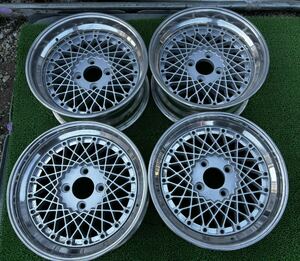 SSR スピードスターformlIa 16x7J/ 16x8J/ 深リムPCD114.3/4H/OFF+18/+5/ハブ径約73mm/4本セット　再塗装クリア