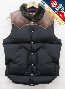 3J3788/WAREHOUSE×ROCKY MOUNTAIN NYLON CHRISTY VEST 290-172-12 ウエアハウス ロッキーマウンテン クリスティベスト