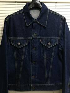 【1WASH】真紺 557 表記40 60年代 ビッグサイズ ドス黒 イエローステッチ LEVIS サード リーバイス 501XX 506XX 507XX 557 558 501 ビッグE